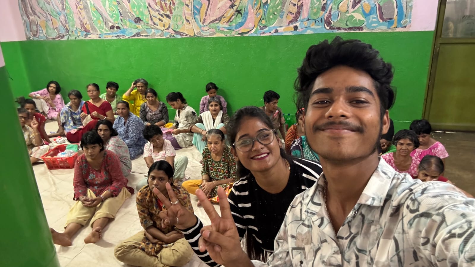 Ration Distribution, Old Age Home Kolkata
