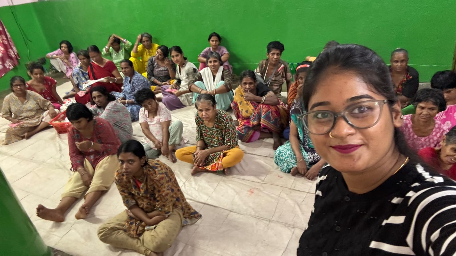 Ration Distribution, Old Age Home Kolkata