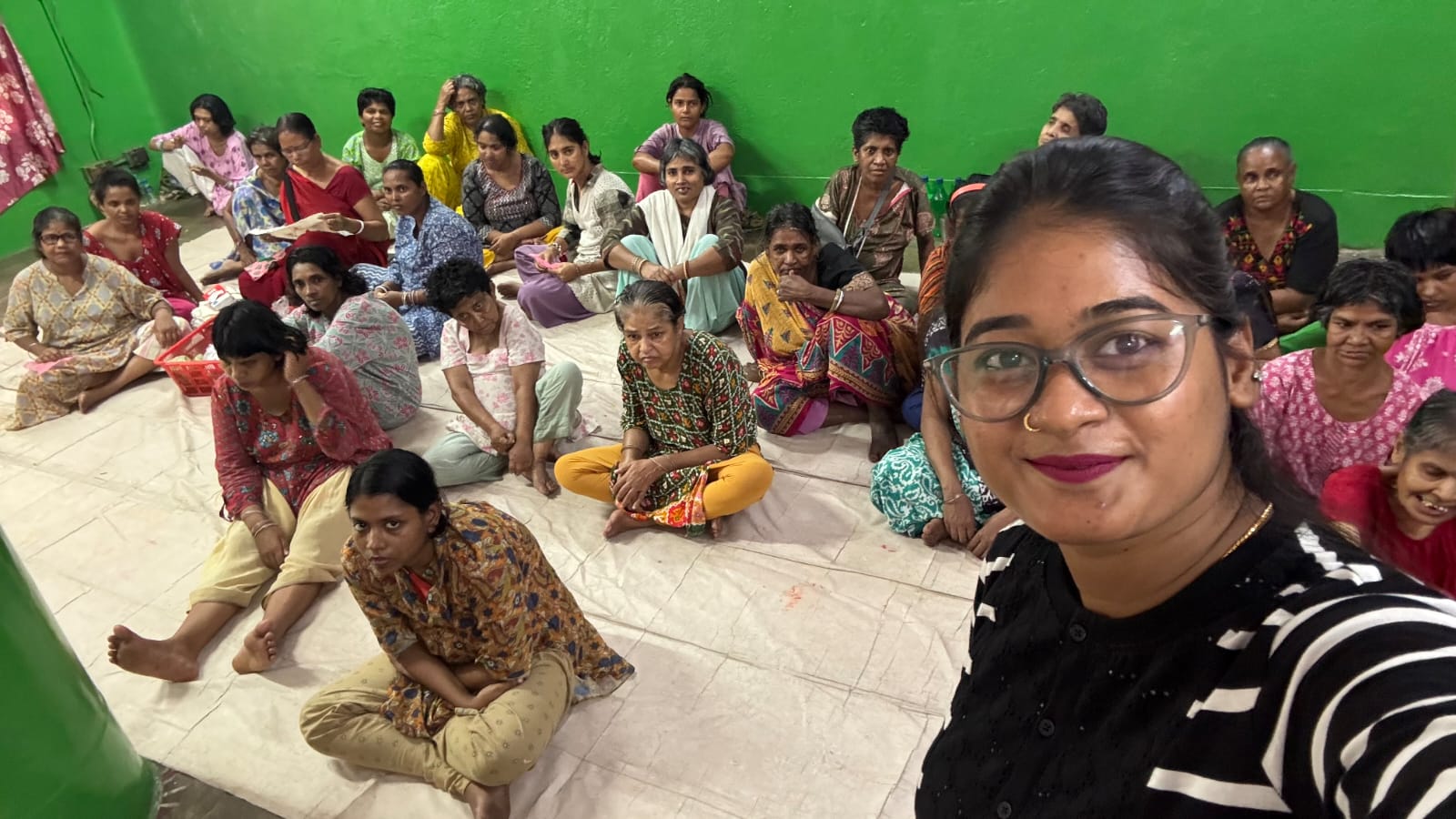 Ration Distribution, Old Age Home Kolkata